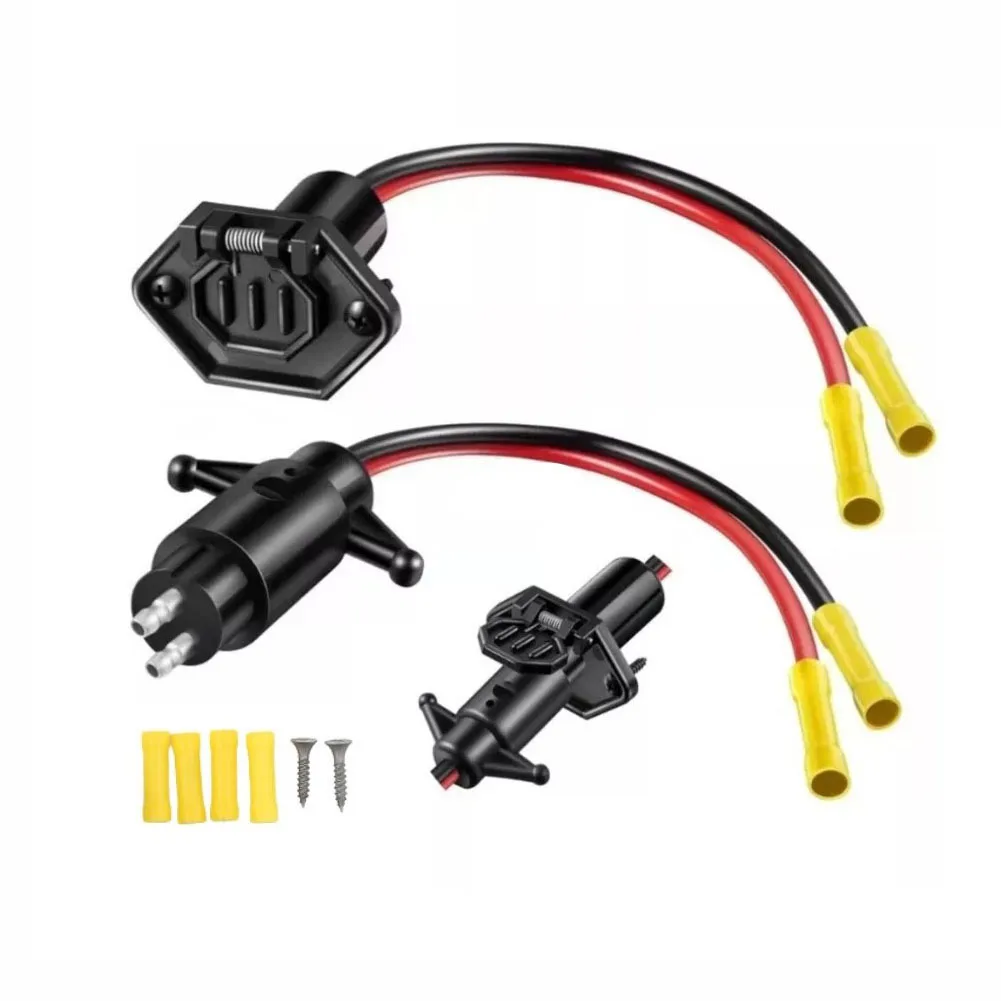 12V 8AWG 2 Wire Waterproof Trolling Motor Plug Connector Socket 12V Trolling Motor Plugs For Marine Boat Trolling Boat Systems
12V 8AWG 2 Wire Waterproof Trolling Motor Plug Connector Socket 12V Trolling Motor Plugs For Marine Boat Trolling Boat Systems