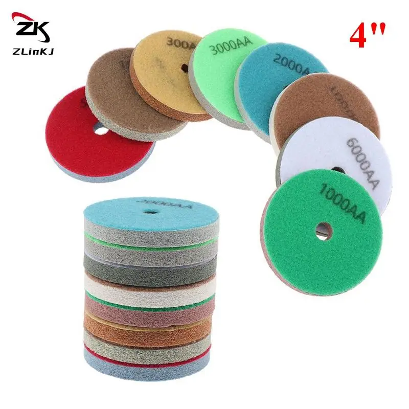 4"Sponge Diamond Polishing Pads Granite Marble Artificial Stone Polishing Cleaning Tool Concrete Sanding Disc For Polisher
4"Sponge Diamond Polishing Pads Granite Marble Artificial Stone Polishing Cleaning Tool Concrete Sanding Disc For Polisher