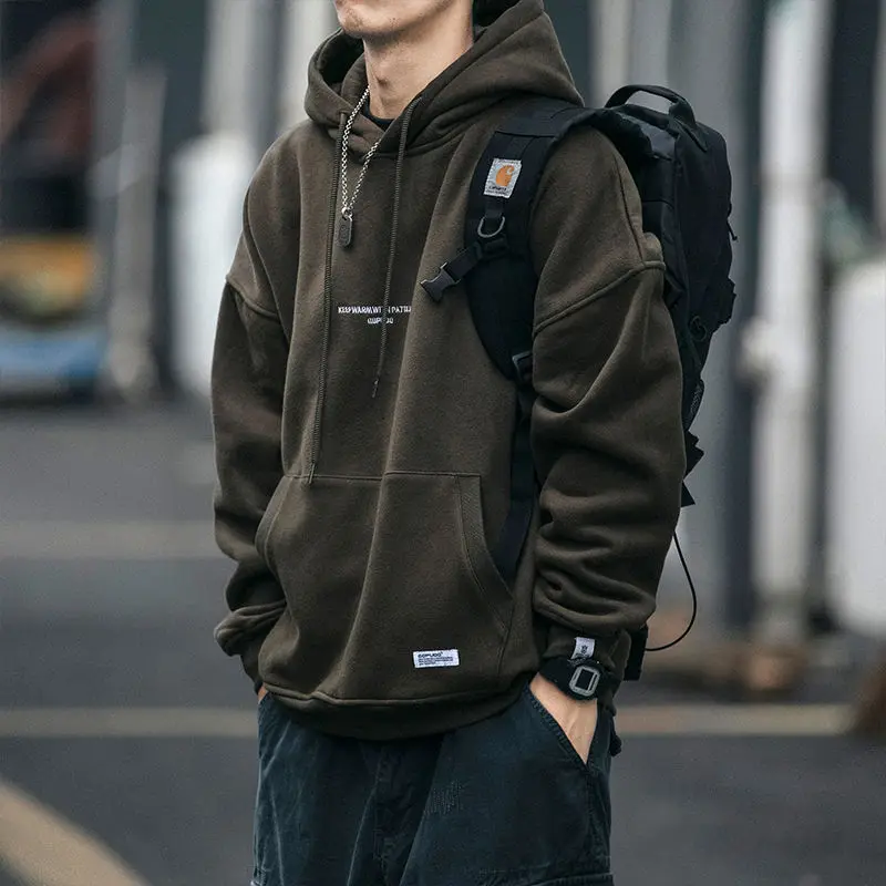 2023 fall and winter new men's thickened retro solid color hoodie outdoor jogging loose trend fashion versatile casual jacket
2023 fall and winter new men's thickened retro solid color hoodie outdoor jogging loose trend fashion versatile casual jacket
