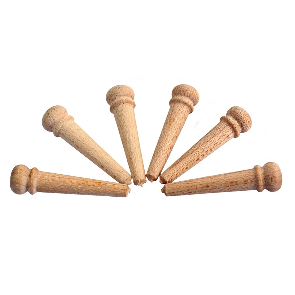 6 PCS Maple Bridge String Pegs for Folk Acoustic Guitar Musical Stringed Instruments Guitar Parts Accessories
6 PCS Maple Bridge String Pegs for Folk Acoustic Guitar Musical Stringed Instruments Guitar Parts Accessories