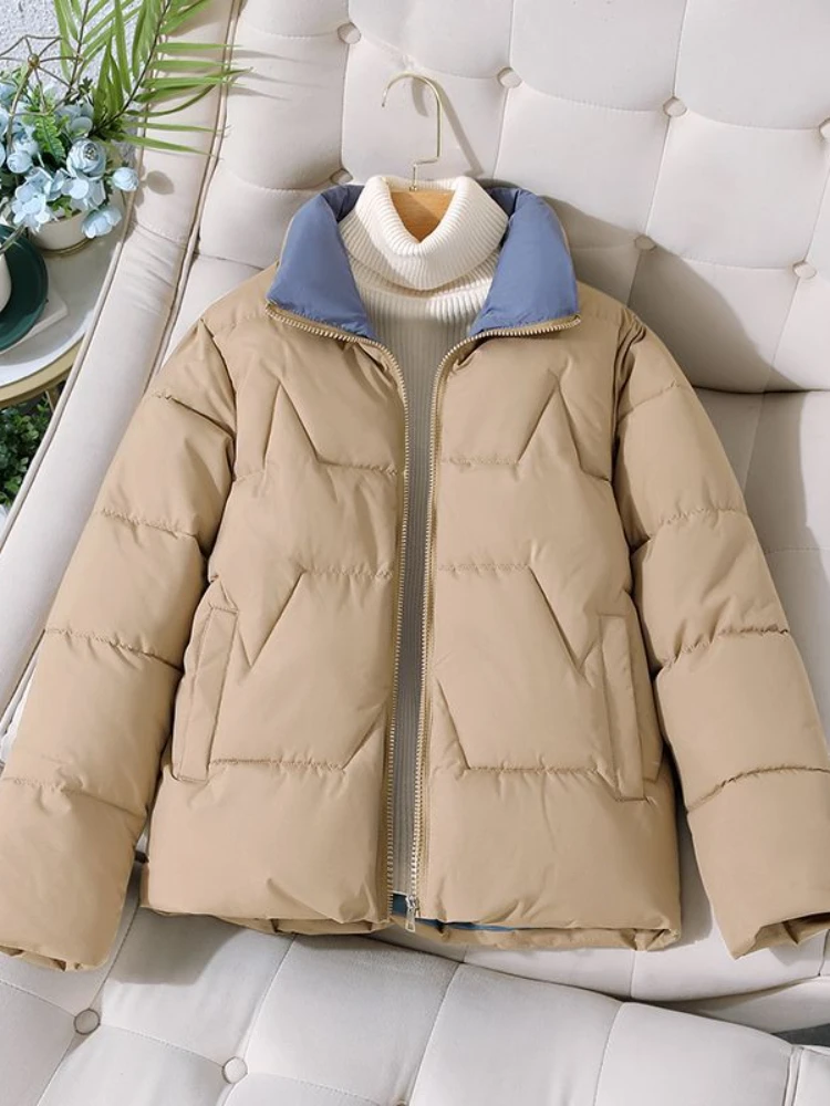 Woman Clothing 2023 Stand Collar New Jacket Korean Fashion Temperament Winter Coat for Women Loose Casual Solid Quilted Jackets
Woman Clothing 2023 Stand Collar New Jacket Korean Fashion Temperament Winter Coat for Women Loose Casual Solid Quilted Jackets
