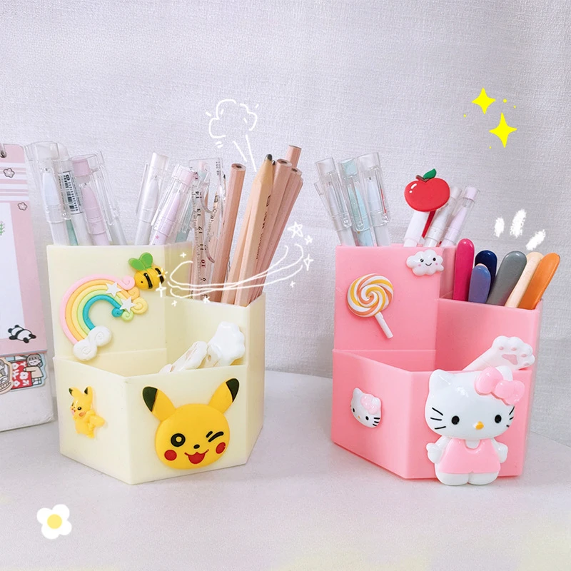 Pokemon Anime Pikachu Creative Student Stationery Pen Holder Cute Cartoon Sanrio Hello Kitty Desktop Storage Box Holiday Gift
Pokemon Anime Pikachu Creative Student Stationery Pen Holder Cute Cartoon Sanrio Hello Kitty Desktop Storage Box Holiday Gift