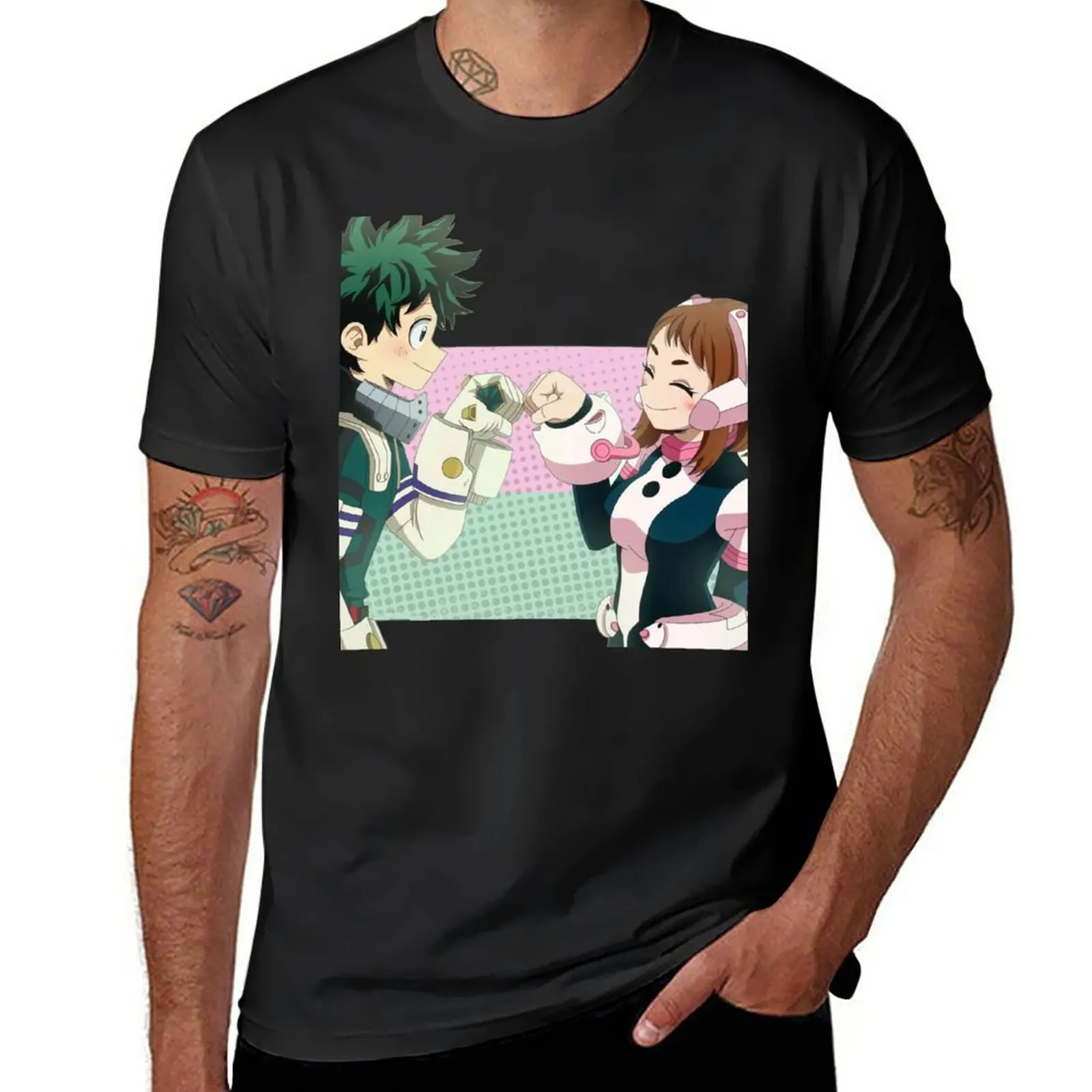 New Deku & Ochako T-Shirt graphics t shirt T-shirt for a boy korean fashion mens graphic t-shirts hip hop
New Deku & Ochako T-Shirt graphics t shirt T-shirt for a boy korean fashion mens graphic t-shirts hip hop