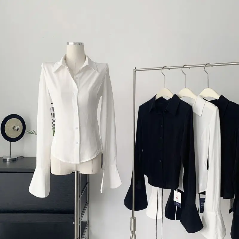 New Fashion Lace-up Slim-fit Design Shirt with Small Chic Long-sleeved Waist Slimming Shirt Blouse Long-sleeved Polo Shirt
New Fashion Lace-up Slim-fit Design Shirt with Small Chic Long-sleeved Waist Slimming Shirt Blouse Long-sleeved Polo Shirt