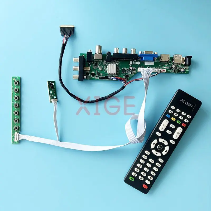 Controller Board Fit LTN173KT01 LTN173KT02 Laptop Monitor 2AV+USB+DHMI+VGA 17.3" 1600*900 Digital Signal DVB DIY Kit LVDS 40 Pin
Controller Board Fit LTN173KT01 LTN173KT02 Laptop Monitor 2AV+USB+DHMI+VGA 17.3" 1600*900 Digital Signal DVB DIY Kit LVDS 40 Pin