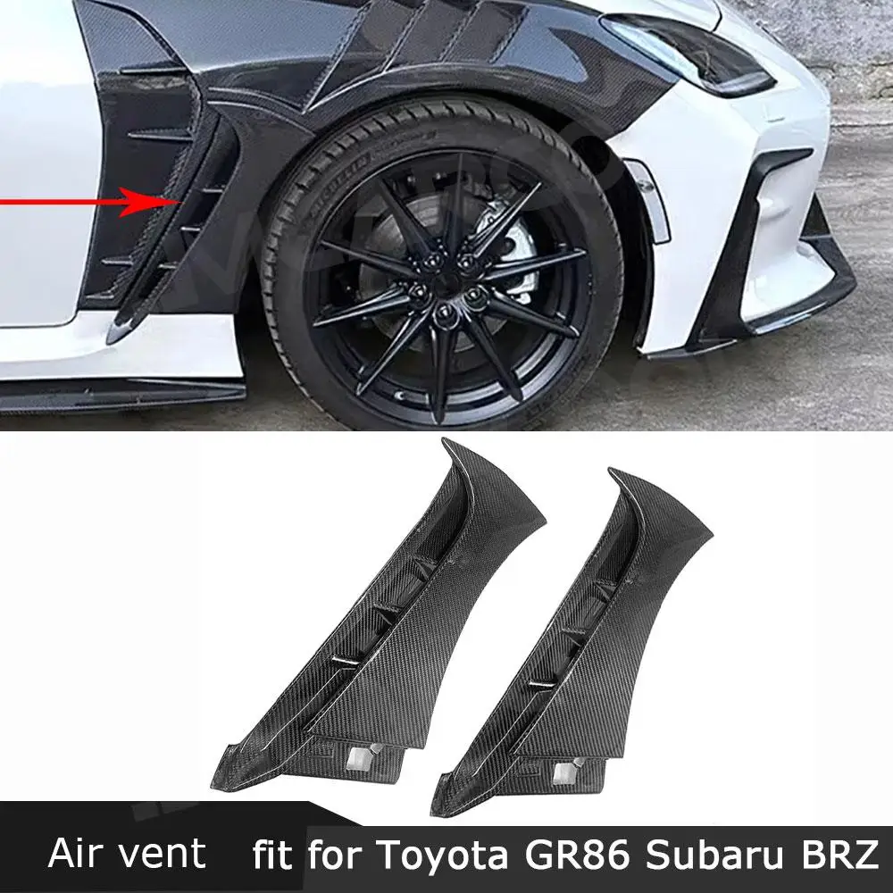 For Toyota GR86 Subaru BRZ 2021+ Front Bumper Flaps Side Fender Fins Splitters Moulding Trim Carbon Fiber Air Vent Accessories
For Toyota GR86 Subaru BRZ 2021+ Front Bumper Flaps Side Fender Fins Splitters Moulding Trim Carbon Fiber Air Vent Accessories