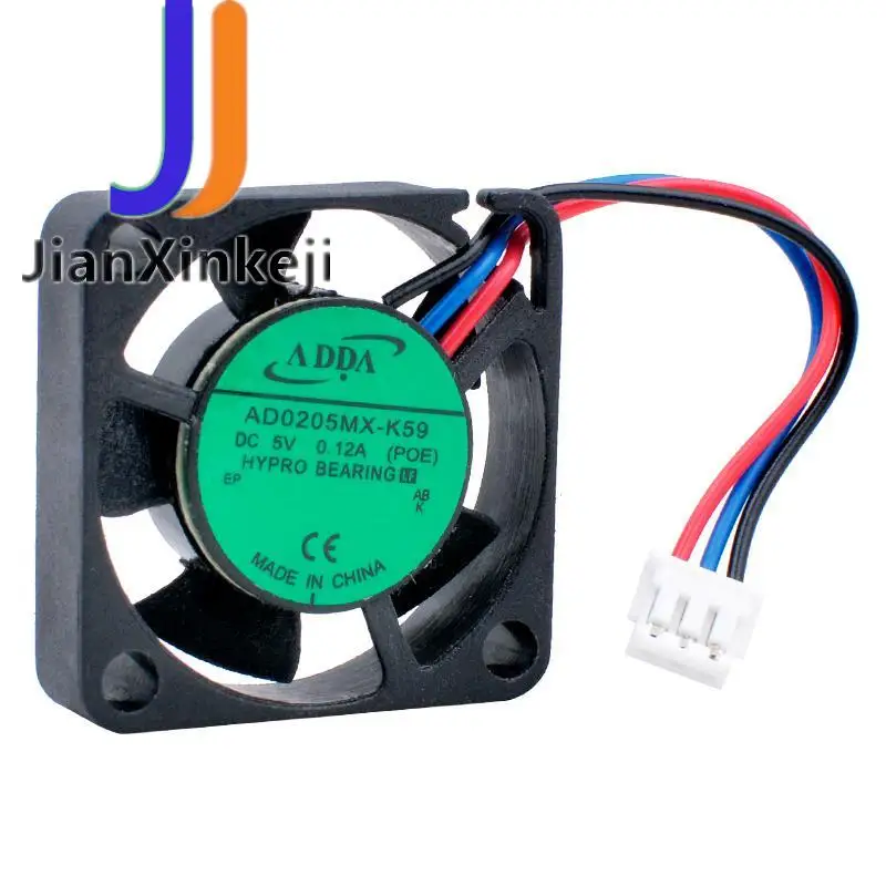 AD0205MX-K59 2.5cm 25mm fan 25x25x6mm DC5V 0.12A 3 wires 3pin micro cooling fan for Raspberry Pi mobile devices
AD0205MX-K59 2.5cm 25mm fan 25x25x6mm DC5V 0.12A 3 wires 3pin micro cooling fan for Raspberry Pi mobile devices