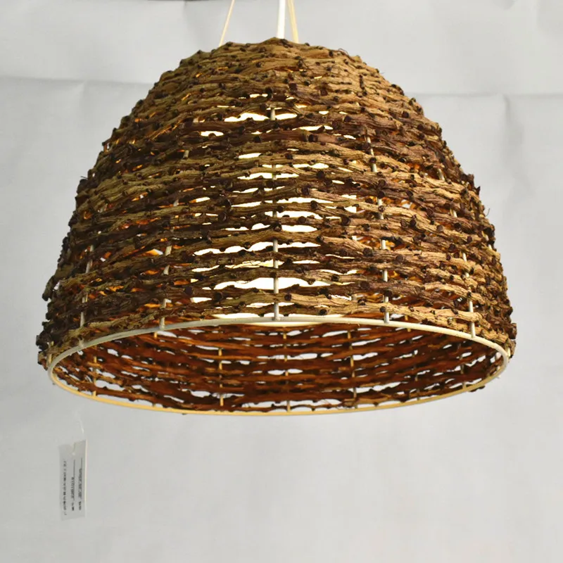 ARTURESTHOME Handmade Rattan Lampshade, Vintage Style Arch Chandelier, Natural Old Rattan Lighting Fixtures, Home Decoration
ARTURESTHOME Handmade Rattan Lampshade, Vintage Style Arch Chandelier, Natural Old Rattan Lighting Fixtures, Home Decoration