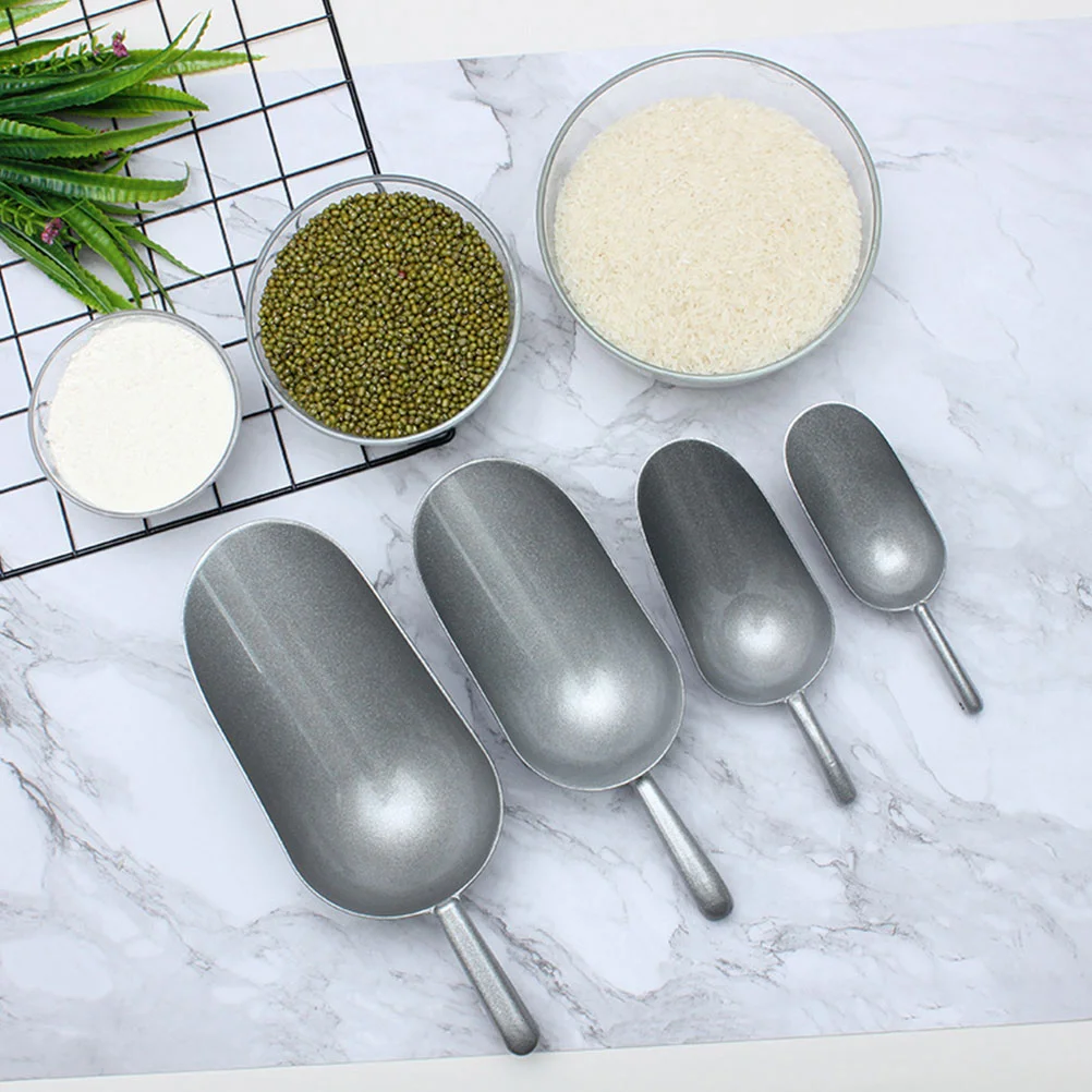 Zinc Alloy Food Shovel Home Kitchen Silver Flour Scoop Candy Nuts Beans Rice Dried Fruit Shovel Ice Scoop Kitchen Tool
Zinc Alloy Food Shovel Home Kitchen Silver Flour Scoop Candy Nuts Beans Rice Dried Fruit Shovel Ice Scoop Kitchen Tool