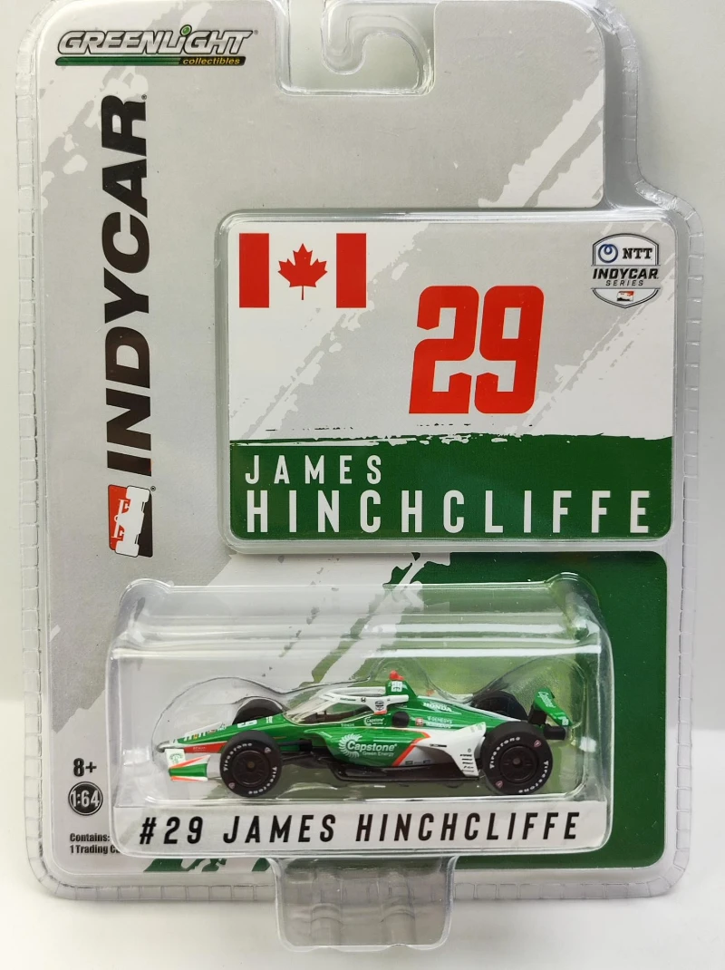 

1:64 2021 NTT IndyCar #29 James Hinchcliffe High Simulation Diecast Car Metal Alloy Model Car kids toys collection gifts W113