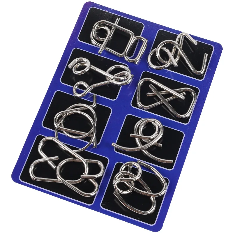 Metal Montessori Puzzle Wire IQ Mind Brain Teaser Puzzles Children Adults Toy Interactive Game Anti-Stress Kids Educational Toys
Metal Montessori Puzzle Wire IQ Mind Brain Teaser Puzzles Children Adults Toy Interactive Game Anti-Stress Kids Educational Toys