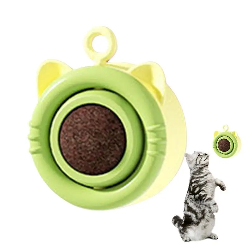 

Catnip Toys For Cats Lickable Kitten Relaxing Catnip Ball Toy Rotatable Cats Entertainment Supplies For Study Room Living Room