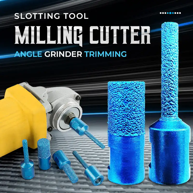 Slotting Tool 100 Angle Grinder Trimming Milling Cutter Brazing Diamond Bit For Marble Granite Tile Cutting Polishing Engraving
Slotting Tool 100 Angle Grinder Trimming Milling Cutter Brazing Diamond Bit For Marble Granite Tile Cutting Polishing Engraving