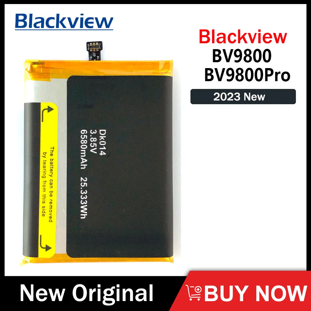 

New Original BV 9800 6580mAh Battery For Blackview BV9800 PRO DK014 High Quality Batteries With Tracking Number