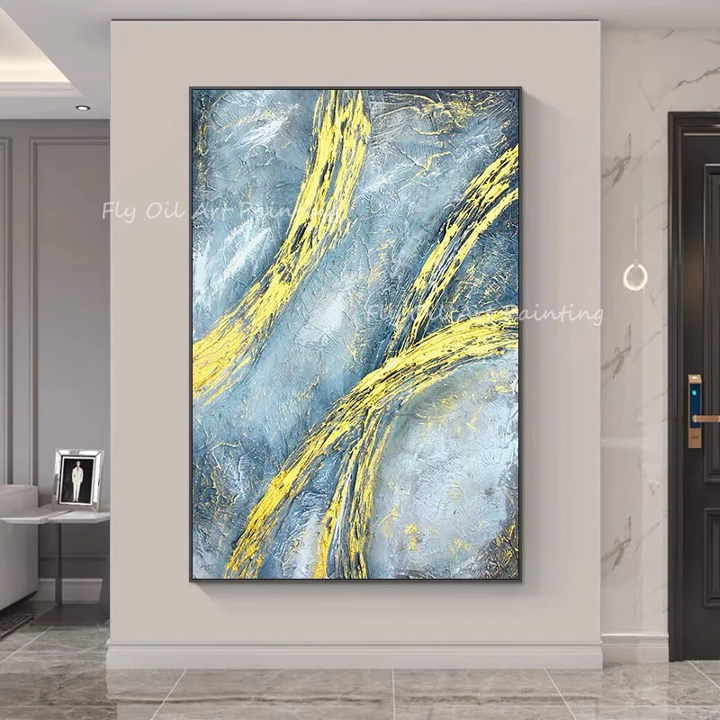 Gold Foil Landscape 100% Handmade scenery oil painting on canvas Handmade ModernTextured painting abstract painting gift
Gold Foil Landscape 100% Handmade scenery oil painting on canvas Handmade ModernTextured painting abstract painting gift