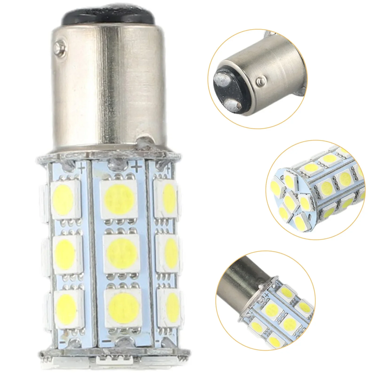 1Pcs White 27-SMD BA15D Cabin Marine Boat LED Inner Lights Bulbs 1004 1076 1142 BA15D 3 Chips 5050 27SMD Replacement-Part
1Pcs White 27-SMD BA15D Cabin Marine Boat LED Inner Lights Bulbs 1004 1076 1142 BA15D 3 Chips 5050 27SMD Replacement-Part
