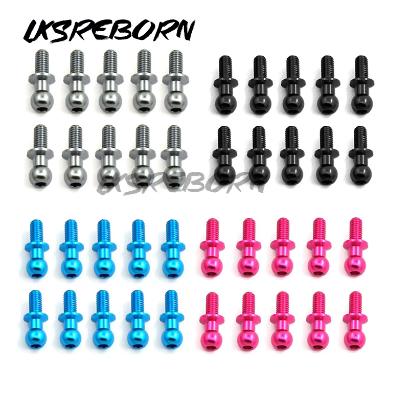 10Pcs M3 Metal Hex Ball Head Screws for Tamiya TT01 TT02 Sakura D5 1/10 RC Drift Car Spare Parts Universal
10Pcs M3 Metal Hex Ball Head Screws for Tamiya TT01 TT02 Sakura D5 1/10 RC Drift Car Spare Parts Universal