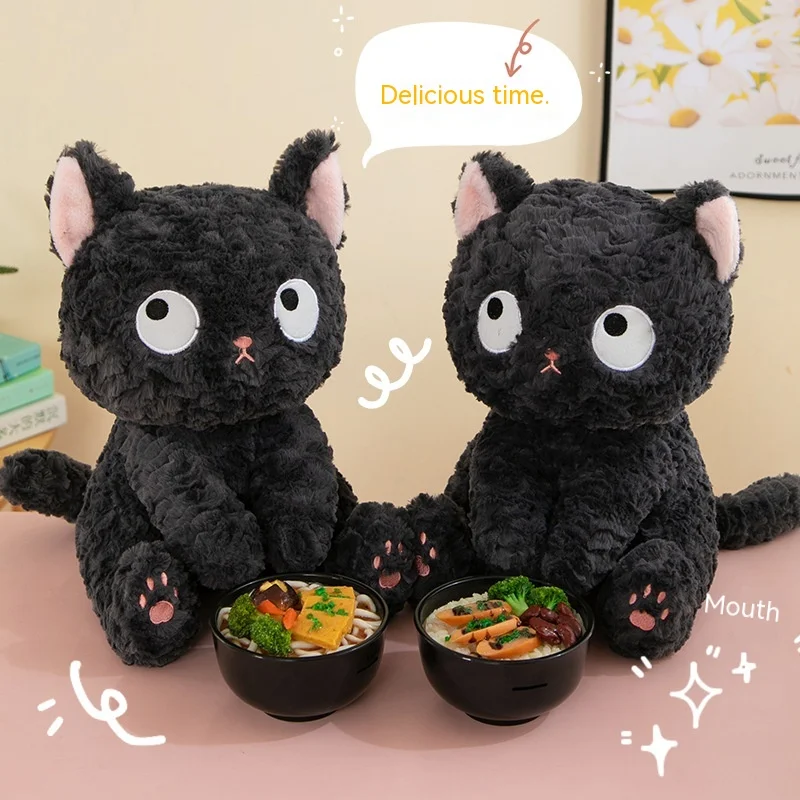 

Anime Studio Hayao Miyazaki Kiki's Delivery Service Black Jiji Plush Toy Cute Mini Black Cat Kiki Stuffed Toy Cute Kitten Pillow