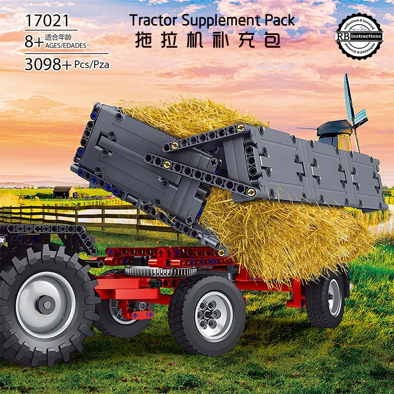 MOULD KING MOC 17021 17019 17020 Truck Tractor Fastrac 4000er Supplementary Package Set Building Blocks Bricks Educational Toys MOULD KING MOC 17021 17019 17020 Truck Tractor Fastrac 4000er Supplementary Package Set Building Blocks Bricks Educational Toys