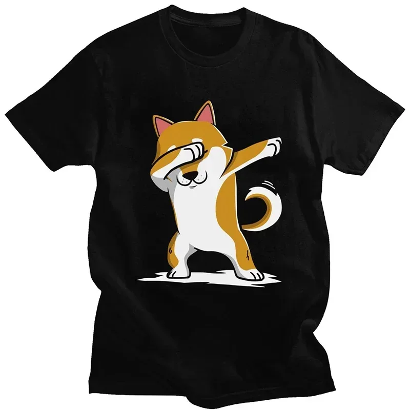 Casual Streetwear Soft Tshirts Funny Shiba Inu Graphic Cartoon Men T Shirt Short Sleeve Humor Japanese Dog Printed Women T-shirt
Casual Streetwear Soft Tshirts Funny Shiba Inu Graphic Cartoon Men T Shirt Short Sleeve Humor Japanese Dog Printed Women T-shirt