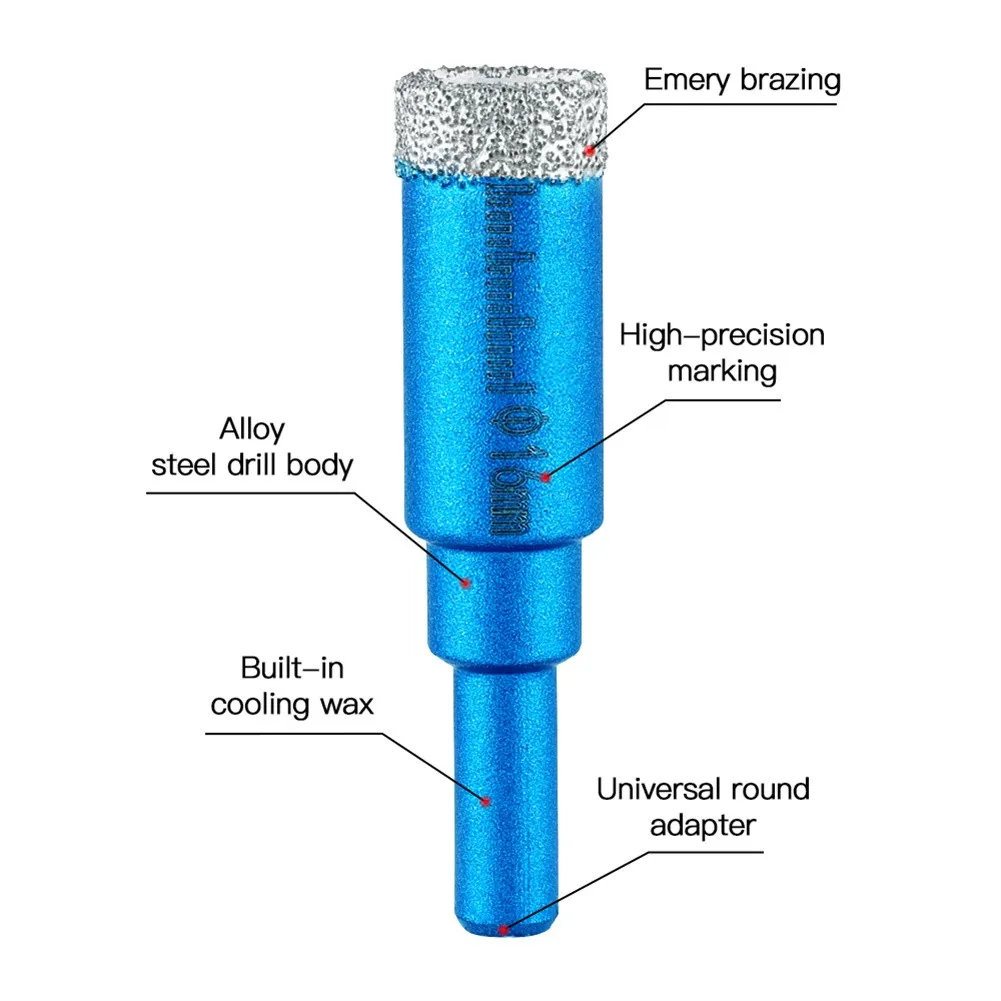 For Drill Chuck Drill Bit Glass Granite Hardplastic High Efficiency Marble Masonry Multifunctional Round Shank
For Drill Chuck Drill Bit Glass Granite Hardplastic High Efficiency Marble Masonry Multifunctional Round Shank