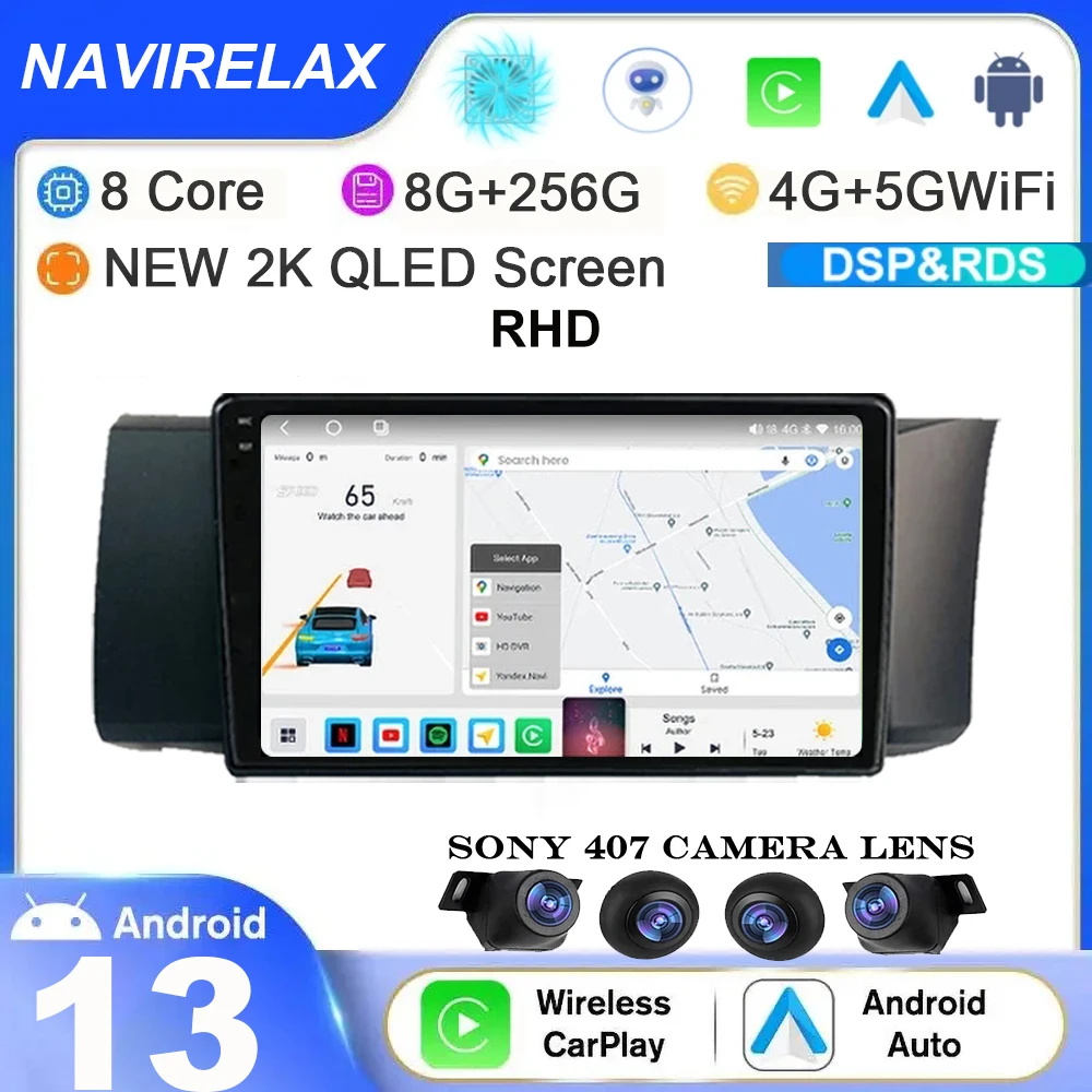 Мультимедийная магнитола на Android 13 для Toyota GT86 GT 86, Subaru BRZ, Scion, FRS, RHD 2012-2021, 4G, Wi-Fi, стерео, видео, GPS-навигация
Мультимедийная магнитола на Android 13 для Toyota GT86 GT 86, Subaru BRZ, Scion, FRS, RHD 2012-2021, 4G, Wi-Fi, стерео, видео, GPS-навигация