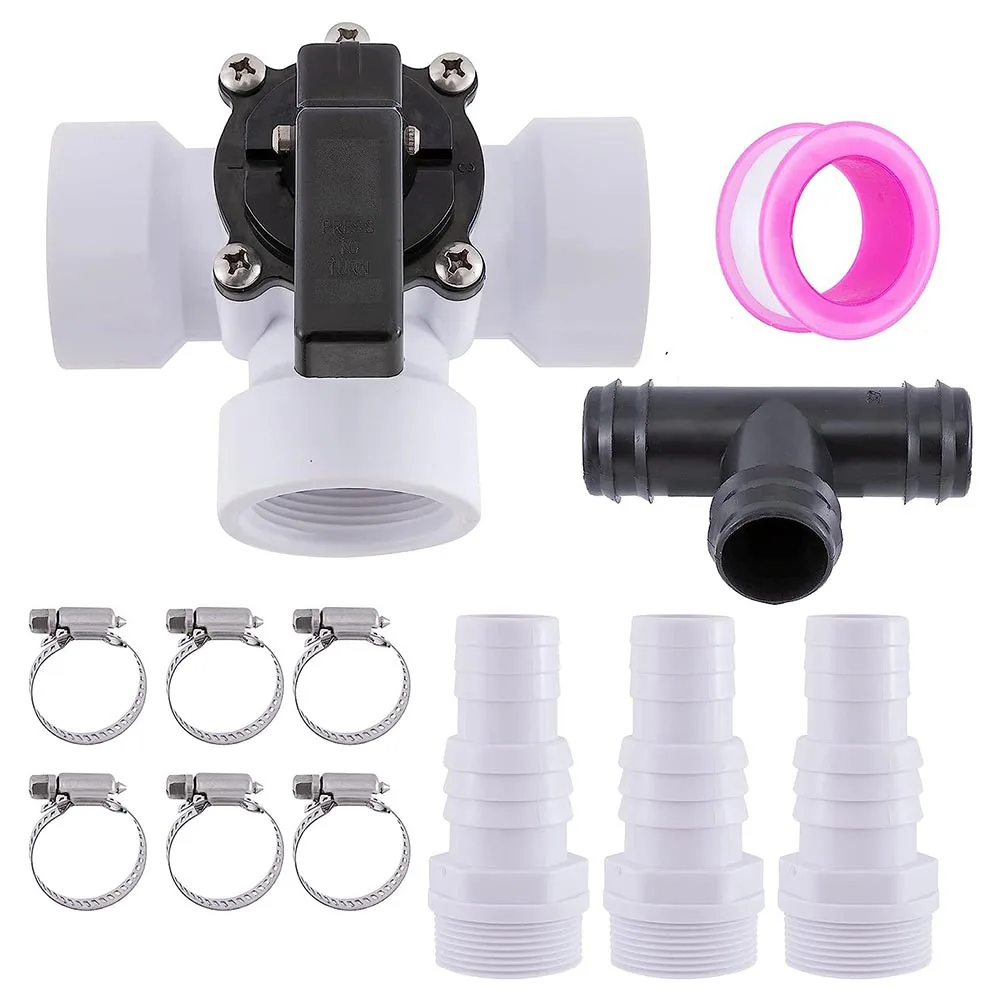3-way Diverter Valve 1 1/2\" Female Thread With Kit Universal Combo Hose Adapter Control The Water Flow Swimming Pool Accessory
3-way Diverter Valve 1 1/2\" Female Thread With Kit Universal Combo Hose Adapter Control The Water Flow Swimming Pool Accessory
