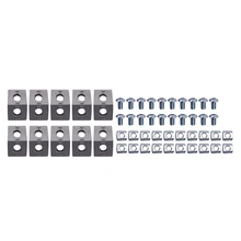 50Pcs Corner Bracket 2020 Series Aluminum Profile Connector Set for 6mm Slot Aluminum Profile Accessories
50Pcs Corner Bracket 2020 Series Aluminum Profile Connector Set for 6mm Slot Aluminum Profile Accessories