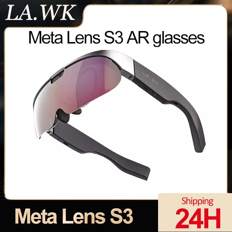 Lawk Meta Lens S3 AR Glasses XR умный перевод, велосипедная навигация, съемка, голосовое взаимодействие с ИИ все в одном
Lawk Meta Lens S3 AR Glasses XR умный перевод, велосипедная навигация, съемка, голосовое взаимодействие с ИИ все в одном