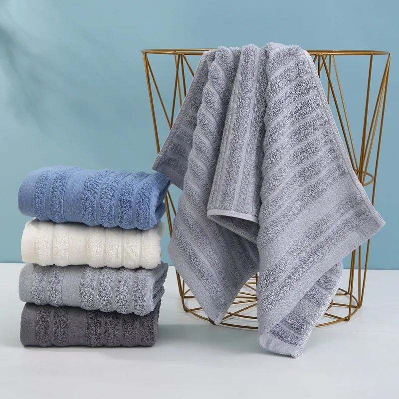 Man Gift Striped Cotton Jacquard Towel Fashion Hotel Water Absorbent Soft Microfiber Swimming Sports Travel Towels
Man Gift Striped Cotton Jacquard Towel Fashion Hotel Water Absorbent Soft Microfiber Swimming Sports Travel Towels
