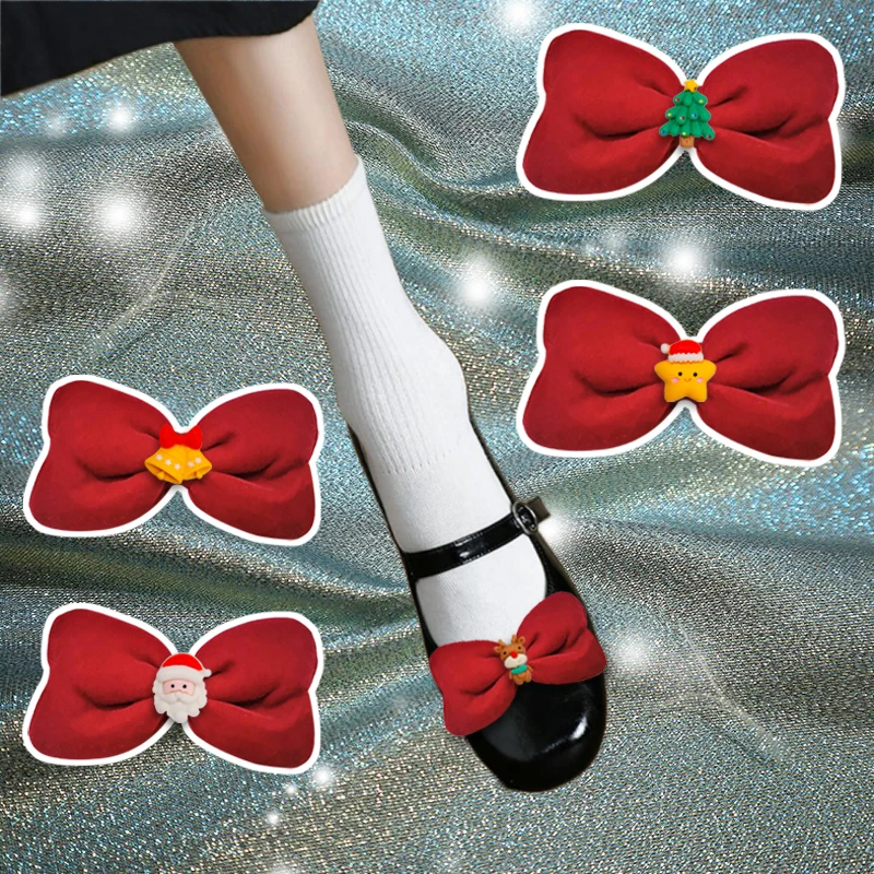 1 Pair Christmas Bells Shoe Clips Red Velvet Shoe Embellishment Detachable Pumps Flats Shoe Buckle for Xmas Ladies Decoration
1 Pair Christmas Bells Shoe Clips Red Velvet Shoe Embellishment Detachable Pumps Flats Shoe Buckle for Xmas Ladies Decoration