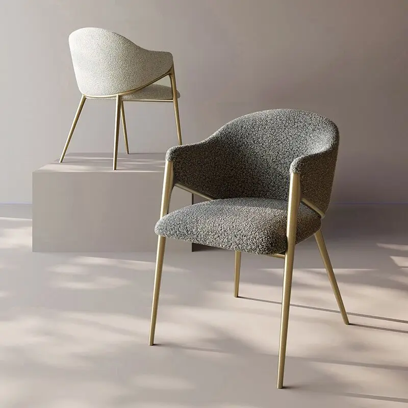 Lamb Cashmere Dining Chairs Modern Handle Armchair Lazy Soft Back Support Chair Decoration Wedding Nordic Sillas Indoor Supplies
Lamb Cashmere Dining Chairs Modern Handle Armchair Lazy Soft Back Support Chair Decoration Wedding Nordic Sillas Indoor Supplies