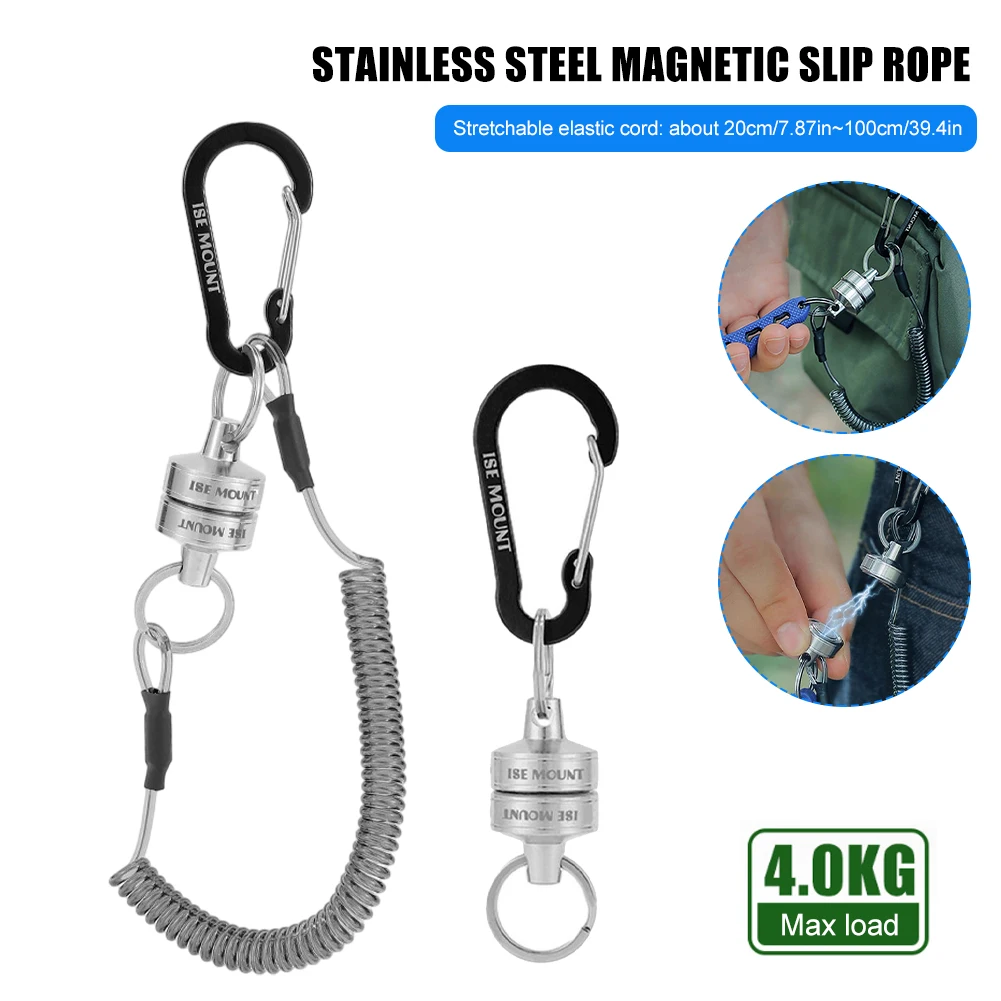 Magnetic Net Release Clip Fishing Net Retractor Magnetic Keychain Rope Release Net Holder with Coiled Lanyard for Fish Tools
Magnetic Net Release Clip Fishing Net Retractor Magnetic Keychain Rope Release Net Holder with Coiled Lanyard for Fish Tools