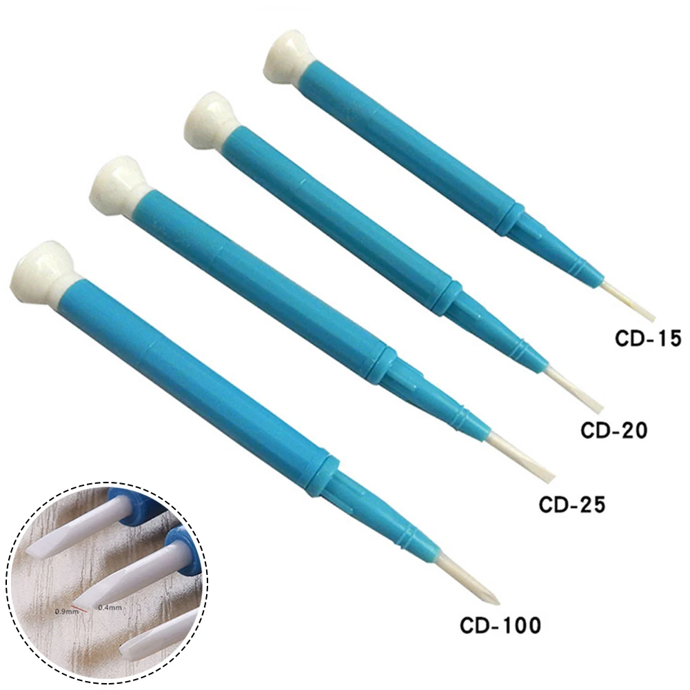 4 PCS Ceramic Slotted Cross Screw Driver Mode CD-15/20/25/100 DIY Adjust Frequency Ceramic Screwdriver Antistatic
4 PCS Ceramic Slotted Cross Screw Driver Mode CD-15/20/25/100 DIY Adjust Frequency Ceramic Screwdriver Antistatic