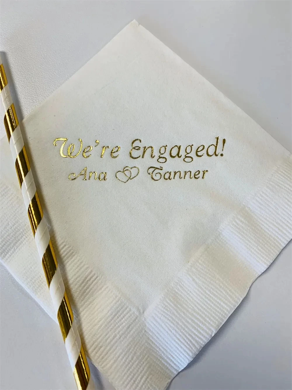 50pcs Personalized Cocktail Monogram Beverage Napkins Wedding Party Engagement Party Announcement Custom Printed Napkins
50pcs Personalized Cocktail Monogram Beverage Napkins Wedding Party Engagement Party Announcement Custom Printed Napkins