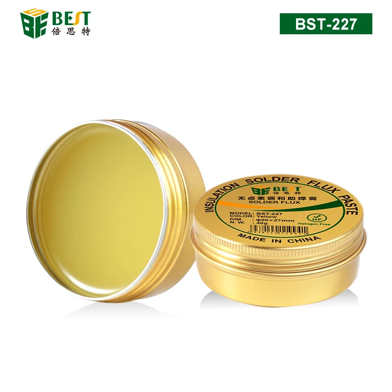BES 40g Soldering Paste Flux Mild Rosin Low-temperature Lead-free PCB IC Parts Welding Soldering Gel Tool for Metalworking
BES 40g Soldering Paste Flux Mild Rosin Low-temperature Lead-free PCB IC Parts Welding Soldering Gel Tool for Metalworking
