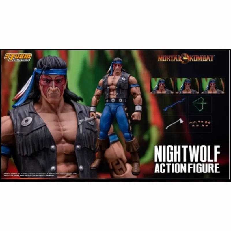 Goods in Stock 100% Original Storm Toys DCMK16 NIGHTWOLF ACTIONFIGURE 1/12 Game Character Model Movable Doll Art Collection 
Goods in Stock 100% Original Storm Toys DCMK16 NIGHTWOLF ACTIONFIGURE 1/12 Game Character Model Movable Doll Art Collection