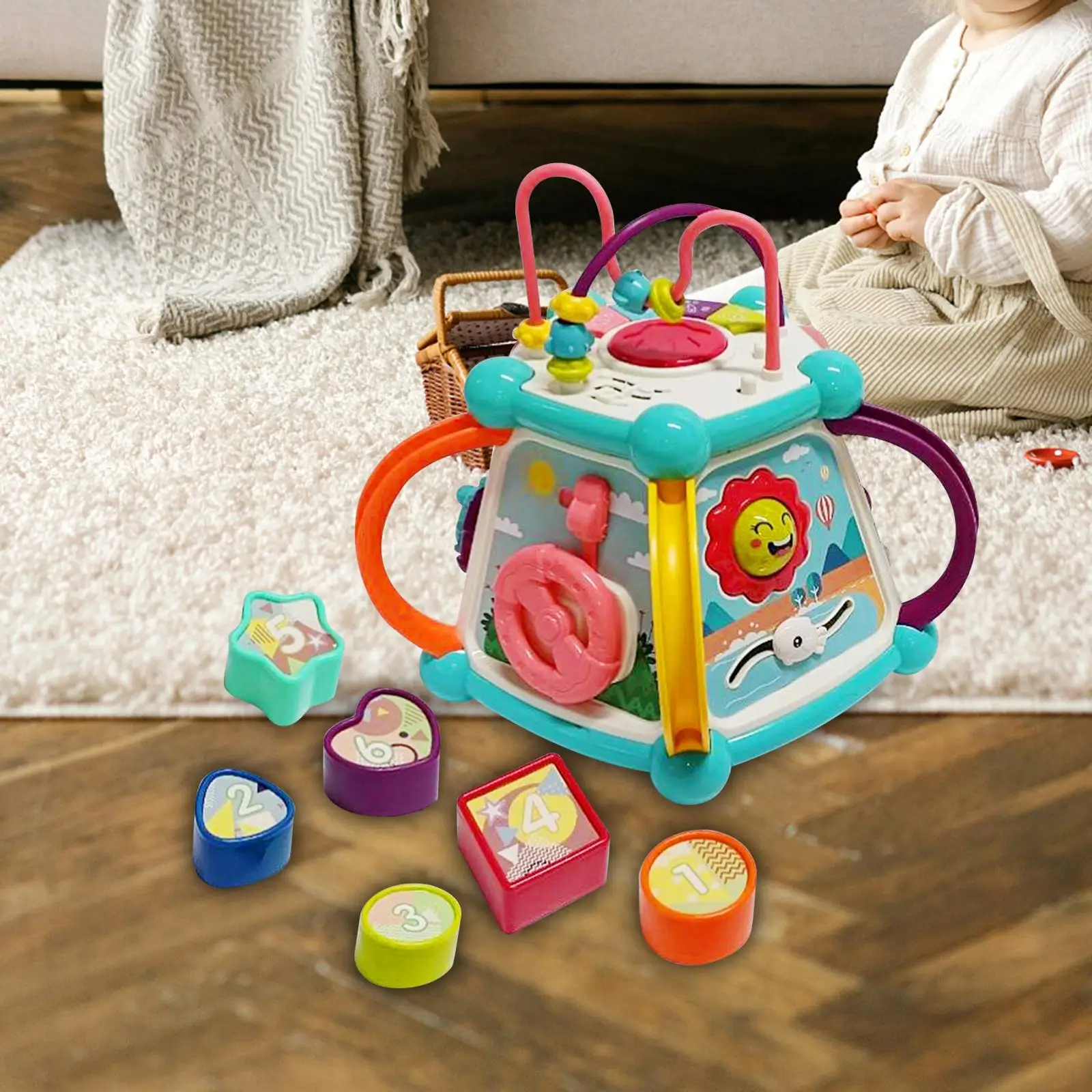 Baby Musical Toys Musical Activity Cube Toy for Kids Toddlers Birthday Gift
Baby Musical Toys Musical Activity Cube Toy for Kids Toddlers Birthday Gift