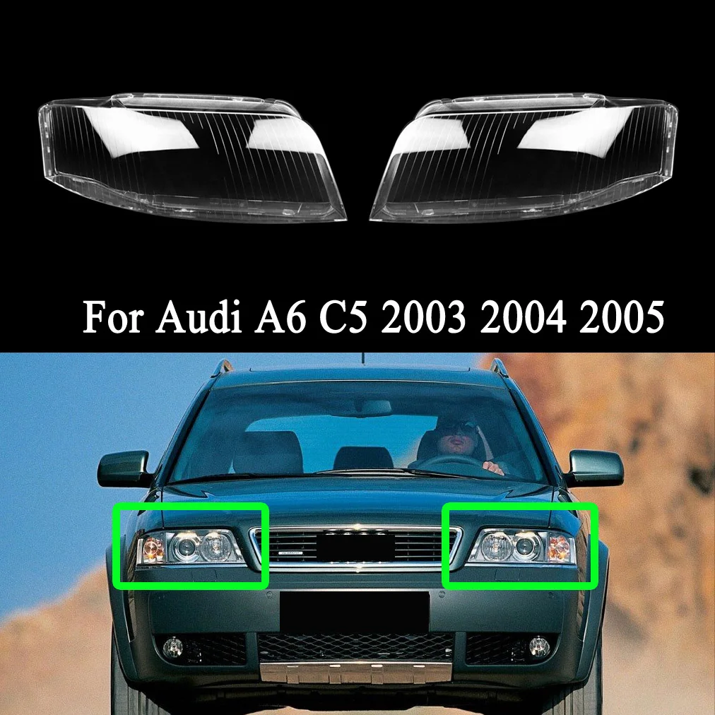 Fit Car Accessories For Audi A6 C5 2003 2004 2005 Headlight Lens Cover Transparent
Fit Car Accessories For Audi A6 C5 2003 2004 2005 Headlight Lens Cover Transparent