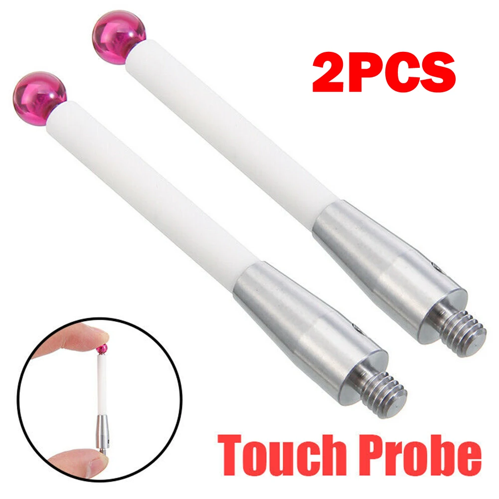 2Pcs 50mm CMM Probe Stylus 6mm Ball Tip CNC Tools Contact Probe Ceramic Shaft Probe Testing Accessories For Renishaw A-5000-3712
2Pcs 50mm CMM Probe Stylus 6mm Ball Tip CNC Tools Contact Probe Ceramic Shaft Probe Testing Accessories For Renishaw A-5000-3712