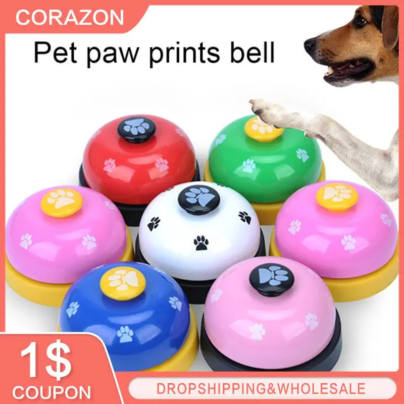 Pet Training Called Dinner Small Bell Dog Toys Interactive Doorbell Footprint Ring Trainer Feeding Reminder Puppy Accessories
Pet Training Called Dinner Small Bell Dog Toys Interactive Doorbell Footprint Ring Trainer Feeding Reminder Puppy Accessories