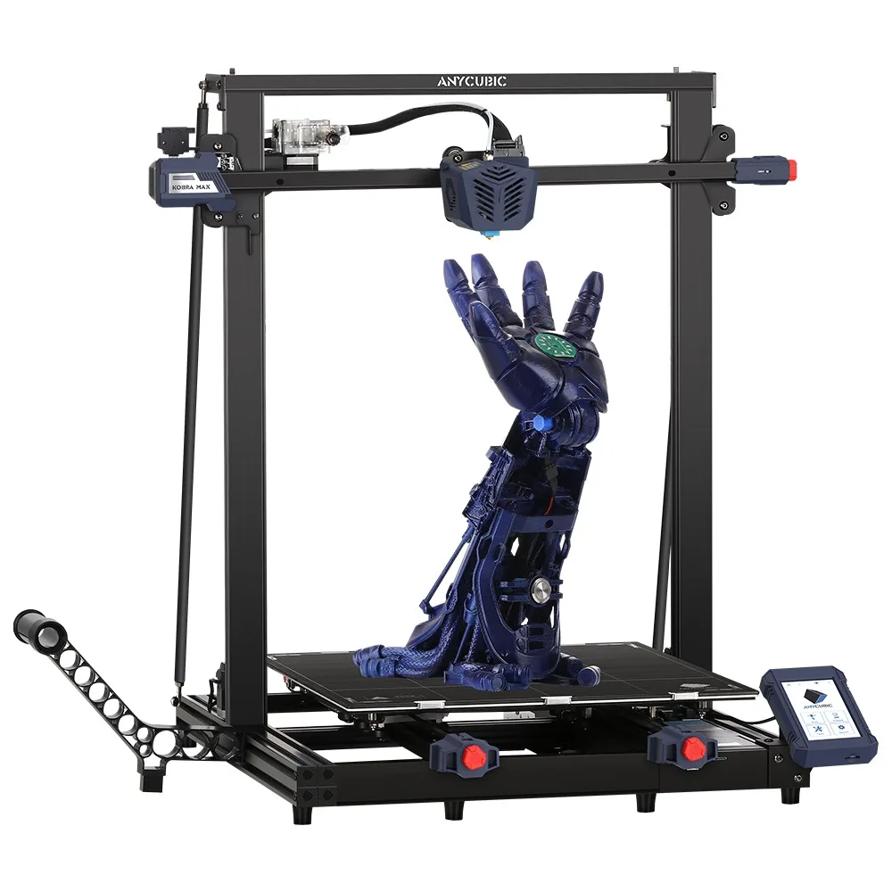 3D-принтер ANYCUBIC KOBRA Max, размер печати 400*400*450 мм, модульный дизайн, встроенный прямой экструдер
3D-принтер ANYCUBIC KOBRA Max, размер печати 400*400*450 мм, модульный дизайн, встроенный прямой экструдер
