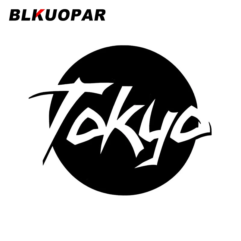 

BLKUOPAR Tokyo Text Silhouette Car Sticker Scratch-Proof Waterproof Decal Sunscreen Die Cut Windows RV Trunk Laptop Car Styling