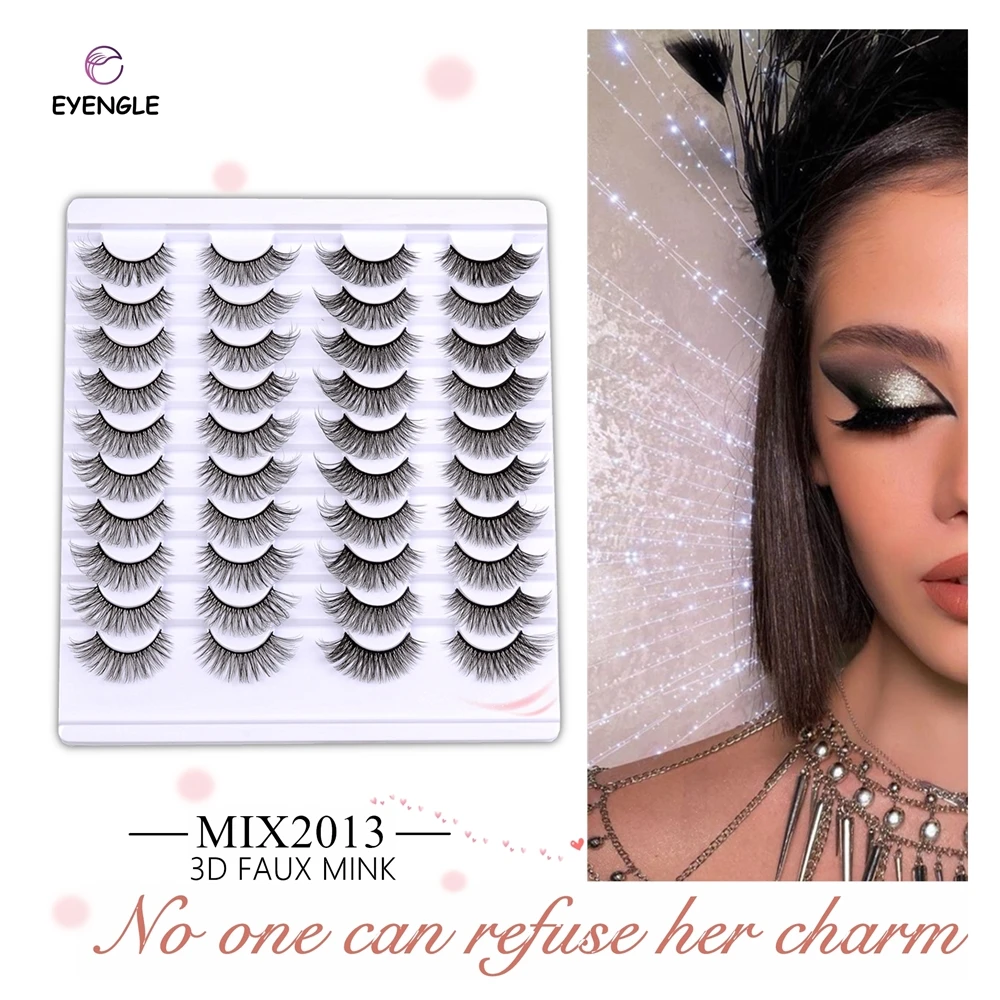 EYENGLE 4pairs Natural False Eyelashes Thin Band Hand Made Short Lighter Eyelash Cosplay Korean Fashion Wispy Extension Makeup Tools 13 EYENGLE 4pairs Natural False Eyelashes Thin Band Hand Made Short Lighter Eyelash Cosplay Korean Fashion Wispy Extension Makeup Tools -Zentai shop online Sf42b11c19e24408b9544576f4714837dr.jpg