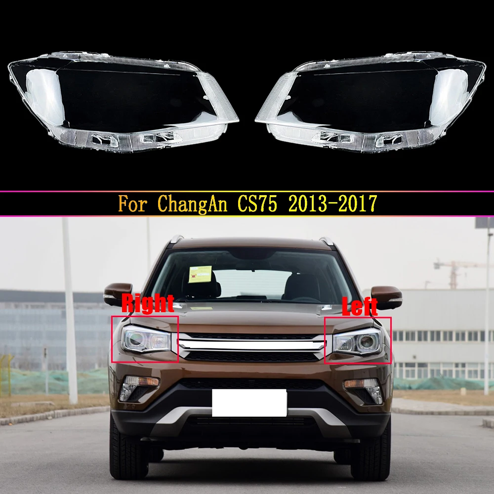 Front Headlamps Cover Transparent Lampshade Shell Plexiglass Replace The Original Lampshade For ChangAn CS75 2013-2017
Front Headlamps Cover Transparent Lampshade Shell Plexiglass Replace The Original Lampshade For ChangAn CS75 2013-2017