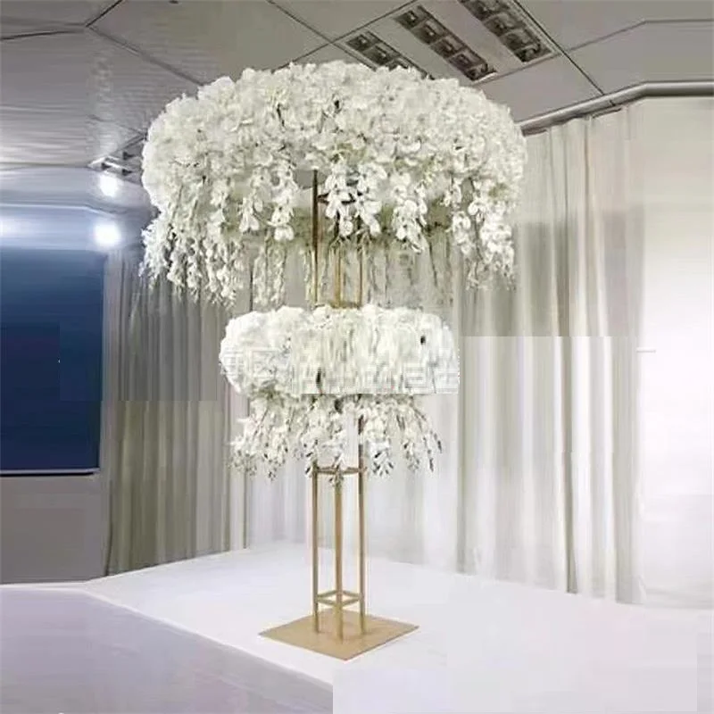 2PCS Wedding Road Flower Stand Double-Layer Wedding Main Table Center Flower Stand Outdoor Wedding Decoration Ornaments
2PCS Wedding Road Flower Stand Double-Layer Wedding Main Table Center Flower Stand Outdoor Wedding Decoration Ornaments