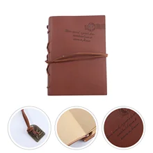 Classic Retro Vintage Style PU Cover String Key Bound Blank Notebook Notepad Travel Journal Diary Sketchbook (Coffee)
Classic Retro Vintage Style PU Cover String Key Bound Blank Notebook Notepad Travel Journal Diary Sketchbook (Coffee)