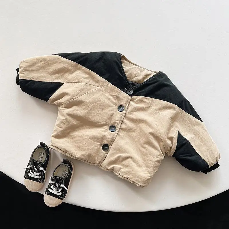 Winter Thick Warm Children Coat For Boys Girls Vintage Cardigan Cotton Baby Plus Velvet Jacket Fashion Kids Warm Clothes
Winter Thick Warm Children Coat For Boys Girls Vintage Cardigan Cotton Baby Plus Velvet Jacket Fashion Kids Warm Clothes