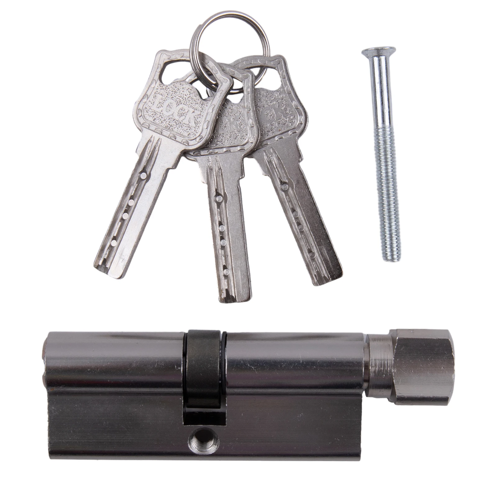 1pc Lock Cylinder With 3pcs Keys 70 Lock Core Aluminum Alloy For Indoor Wooden Door Lock Cylinder Replacement Accessories
1pc Lock Cylinder With 3pcs Keys 70 Lock Core Aluminum Alloy For Indoor Wooden Door Lock Cylinder Replacement Accessories