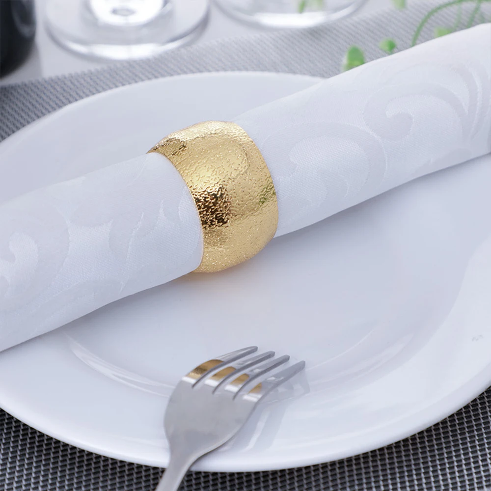 Napkin Rings 6pcs/lot Metal Golden Ring Circle Napkin Buckle Wedding Napkin Holder Western Restaurant Hotel Dinner Table Decor
Napkin Rings 6pcs/lot Metal Golden Ring Circle Napkin Buckle Wedding Napkin Holder Western Restaurant Hotel Dinner Table Decor